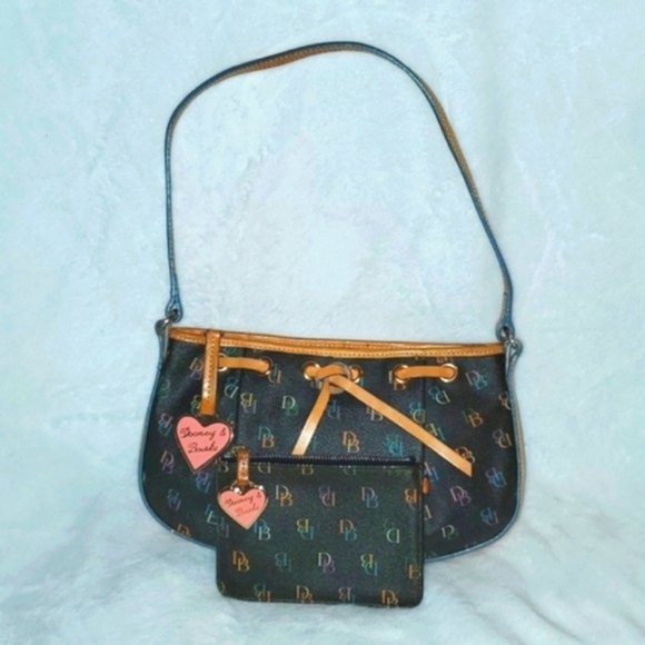 Dooney & Bourke Y2K Set Shoulder Bag & Matching Wallet - Picture 1 of 16